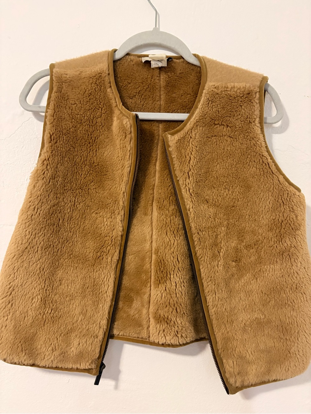 Banana Republic Kids Faux-Shearling Vest - Camel